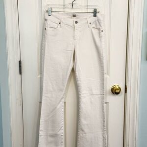 Women's Citizens of Humanity White Petite Dita Jeans